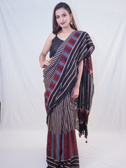 Daylily-Mull Cotton Saree-1