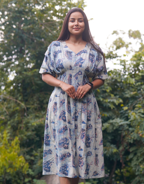 Ajarakh Print Cotton Dress