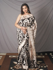 Hand Batik on Silk Saree