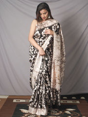 Hand Batik on Silk Saree
