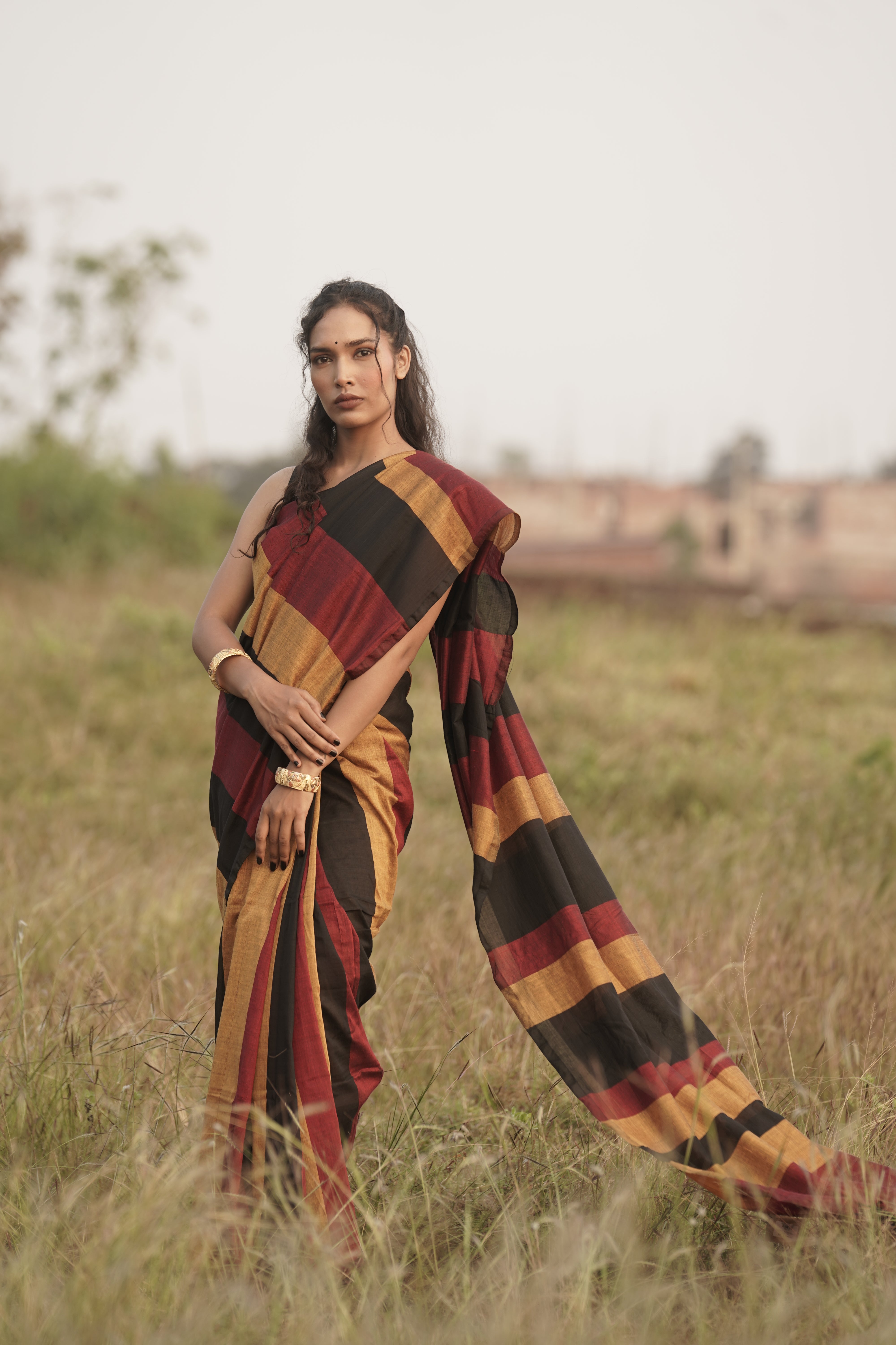 Scarlet- Handloom Saree